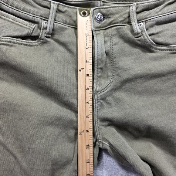 Driftwood Pants Womens 30 Green Colette Plaid Cuff Classic Fit Casual Stretch - Picture 9 of 10